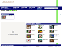 Tablet Screenshot of jigsaw-puzzles-free.com